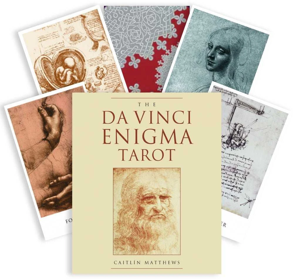 Schiffer Publishing The Da Vinci Enigma Tarot Kortos Ir Knyga