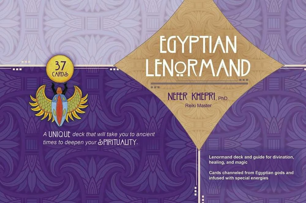 Schiffer Publishing The Egyptian Lenormand Kortos