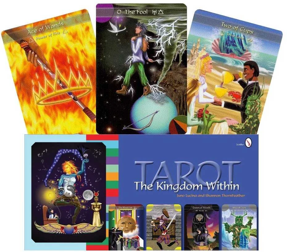 Schiffer Publishing The Kingdom Within Tarot Kortos