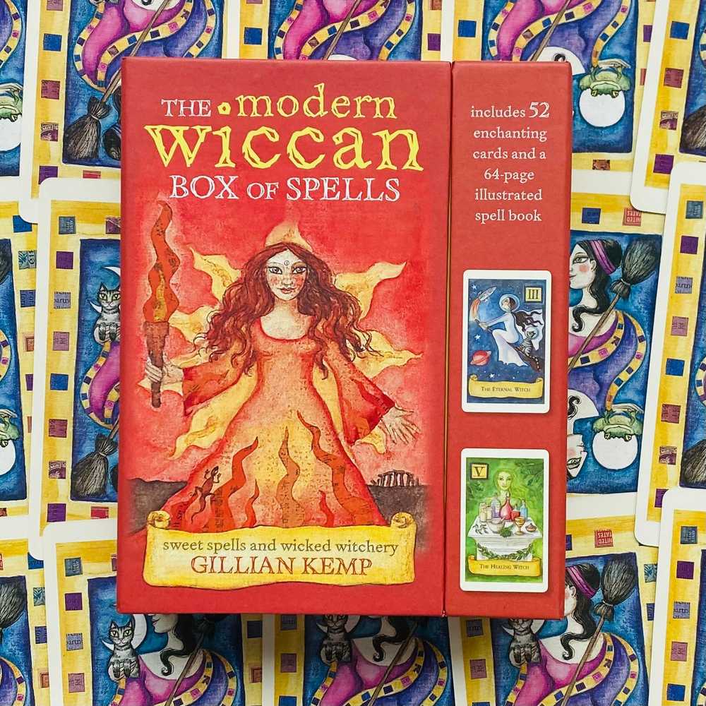 KNYGA Schiffer Publishing The Modern Wiccan Box Of Spells Cards Burtų Kortos