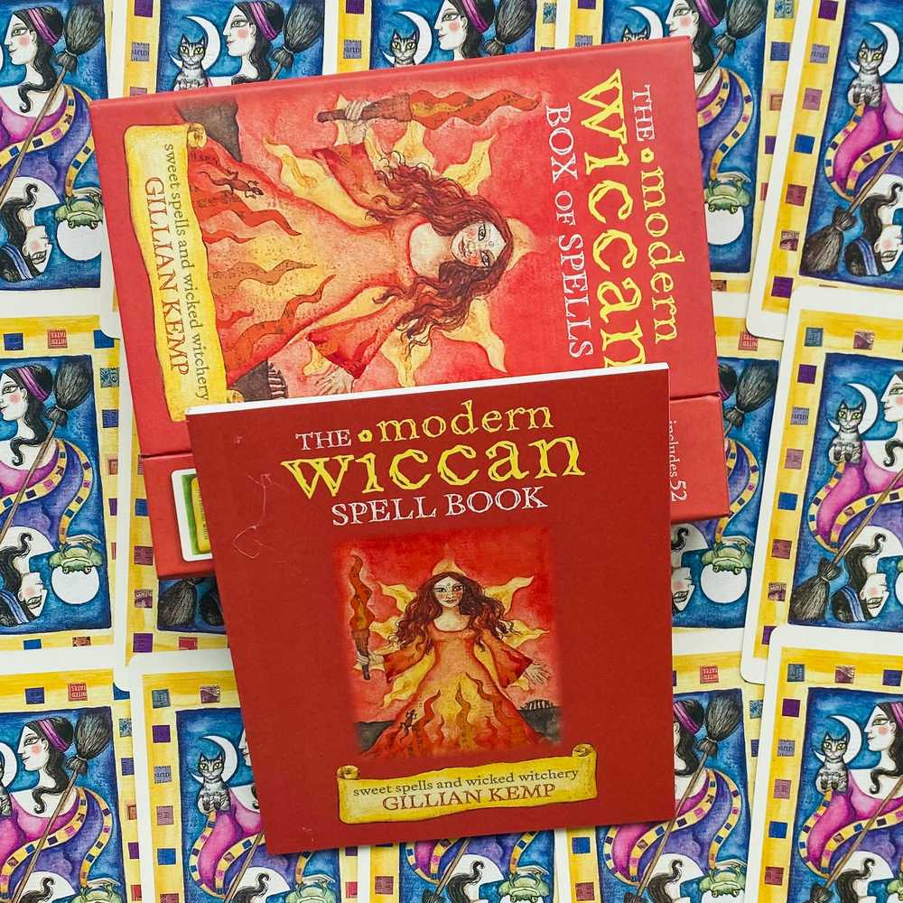KNYGA Schiffer Publishing The Modern Wiccan Box Of Spells Cards Burtų Kortos