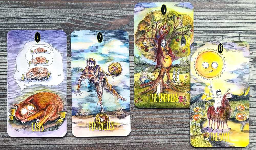 KNYGA Schiffer Publishing The Shadowland Tarot Kortos