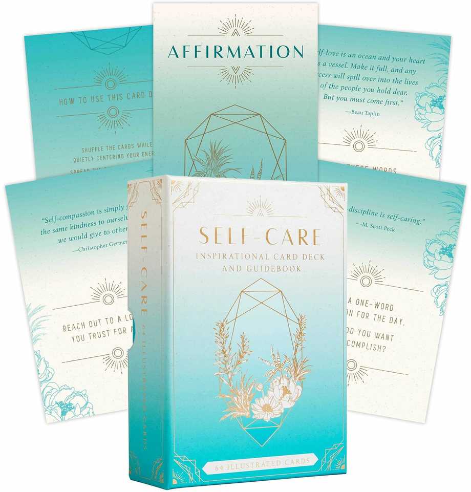 KNYGA Self Care Inspirational kortos Insight Editions