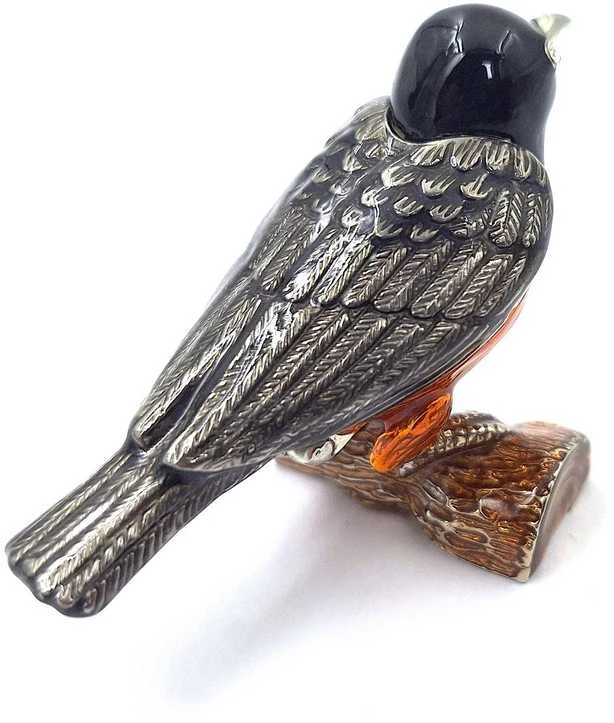 SIAM FASHION JEWELRY CO., LTD. Paukščio formos metalinė dėžutė su kristalais – papuošalams, dovana