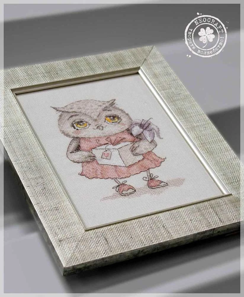 Siuvinėjimo kryželiu rinkinys „With love“, 11×15 cm – NeoCraft