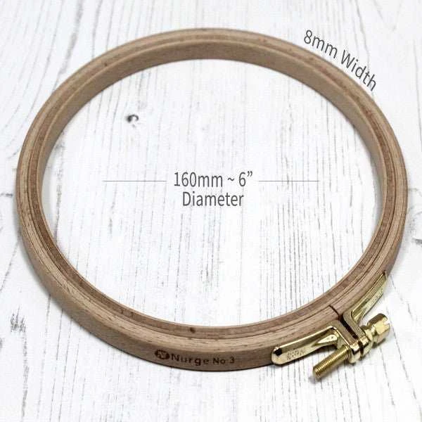 Nurge Pazarlama Nurge buko medienos siuvinėjimo lankeliai 16 cm 100-3