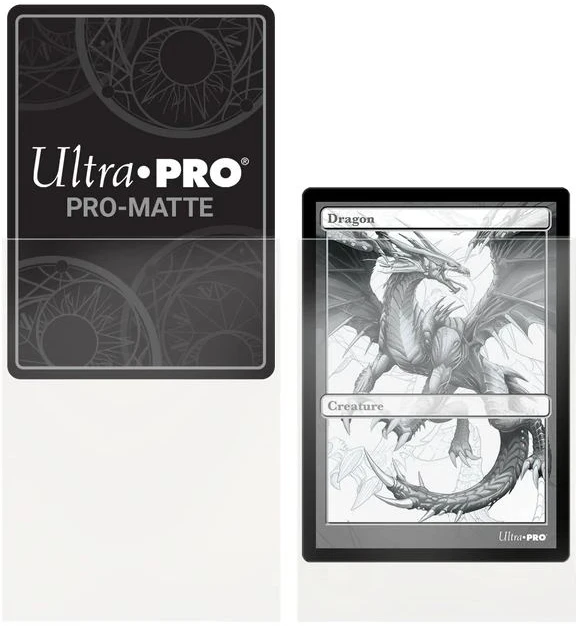 Skaidrios matinės kortų įmautės Pokémon ir MTG kortoms, 50 vnt., Ultra PRO