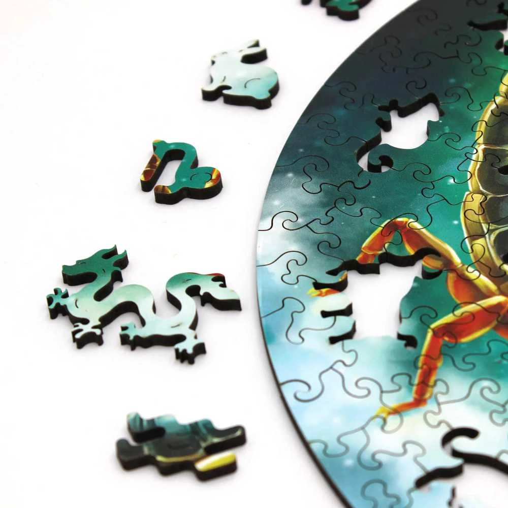 Fantasy Puzzles Skorpionas (Zodiakai) Dėlionė Iš Medžio (200 detalių)