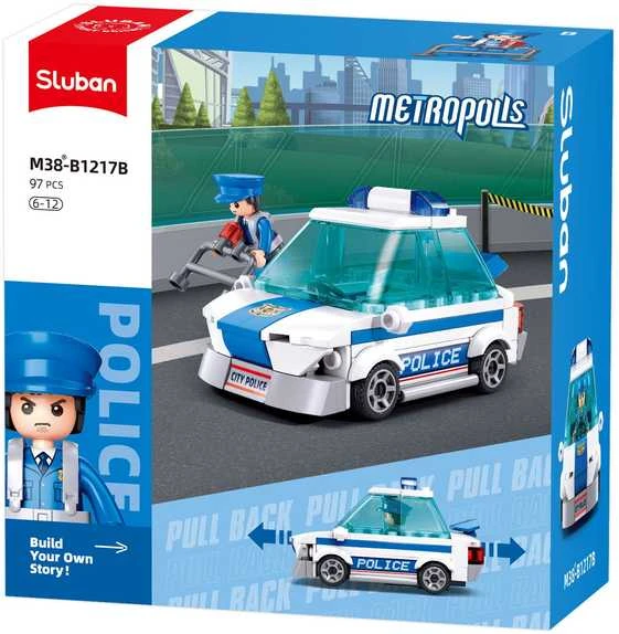 Sluban policijos automobilio konstruktorius „Patrulis“, 97 det., 6+