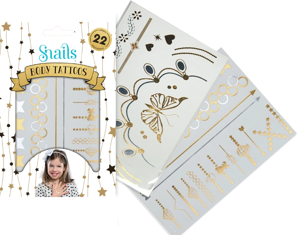 Snails Kūno Tatuiruotė Metalika