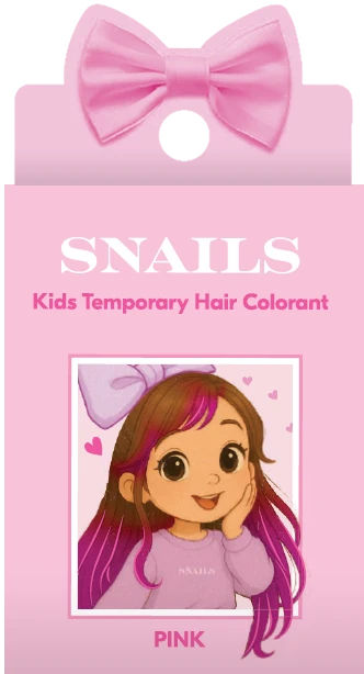 Snails plaukų kreidelė rožinė