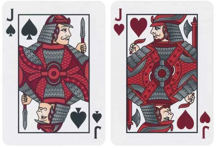 Bicycle Snake žaidimo kortos – kolekcinė raudona/auksinė kaladė pokeriui