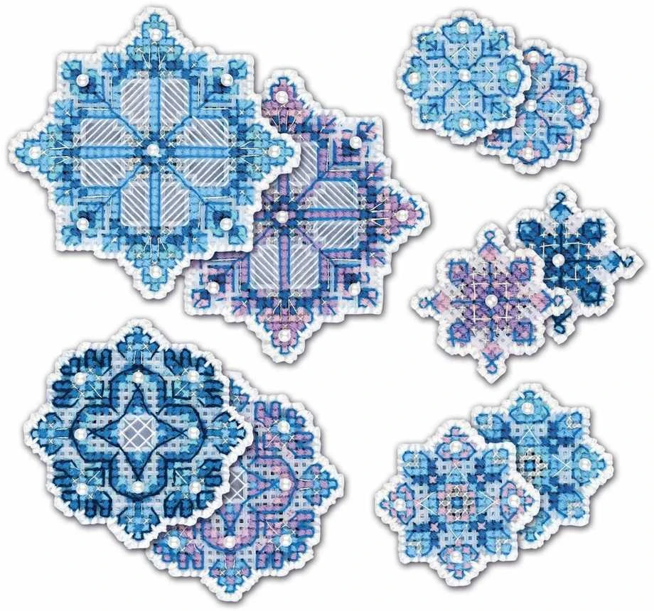 Snowflakes Decorations siuvinėjimo rinkinys iš RIOLIS Nr.: 1889AC