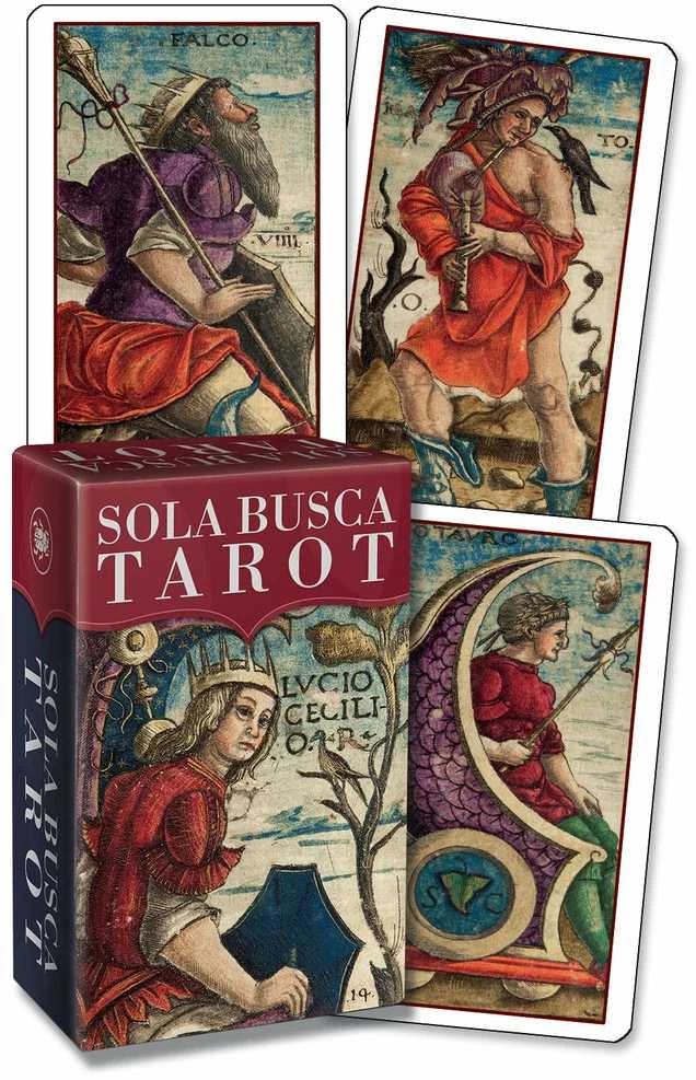 Lo Scarabeo Sola Busca Tarot Mini - Kišeninio Dydžio Kortos