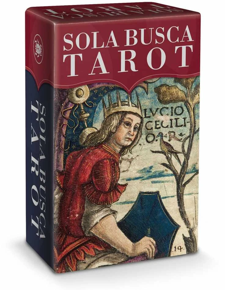 Lo Scarabeo Sola Busca Tarot Mini - Kišeninio Dydžio Kortos