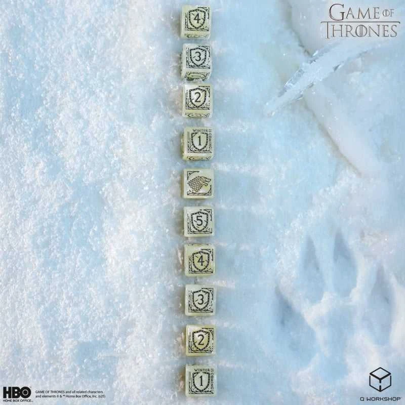 Sostų karai Starkai 10x D6 smėlio kauliukai stalo žaidimams – Q-Workshop