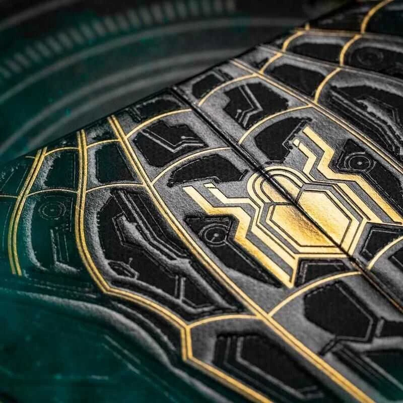 Spider-Man Juodas & Gold žaidimo kortos Difatta
