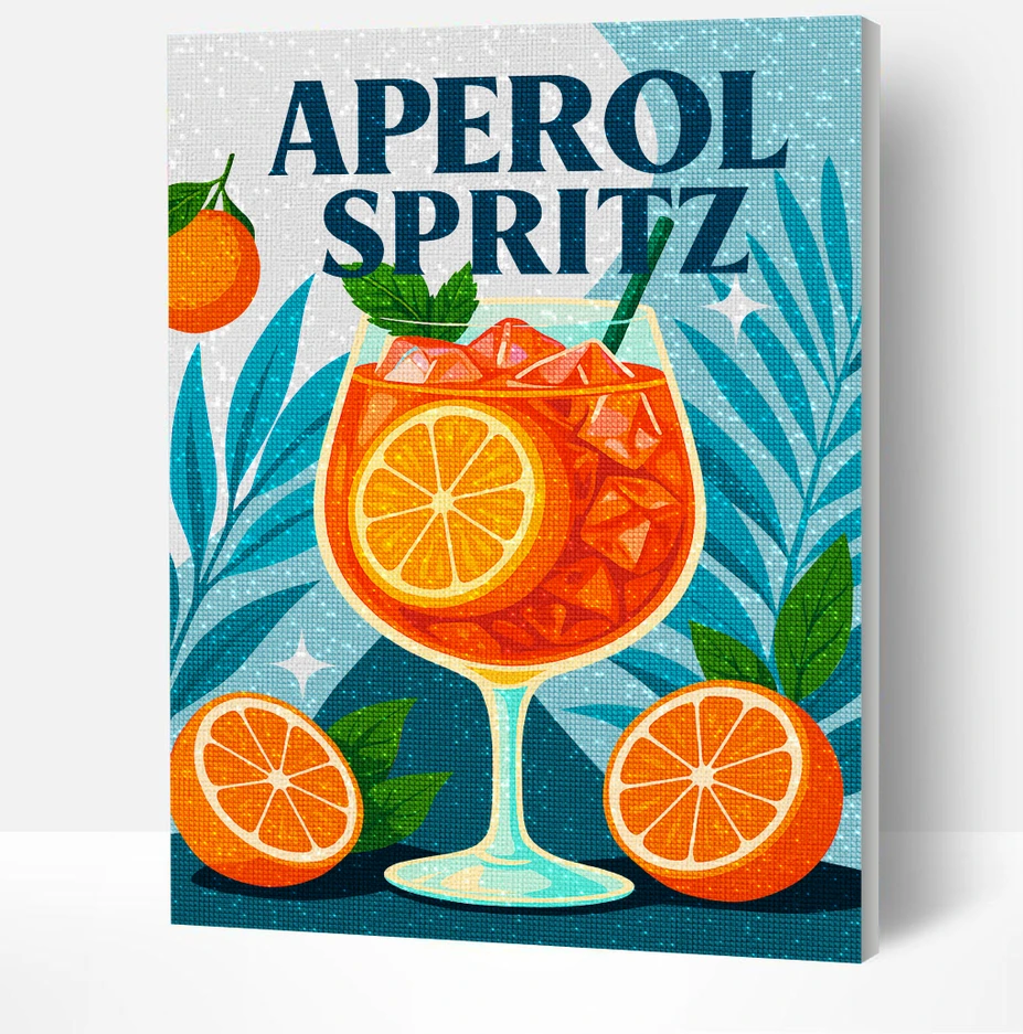 Splat Planet deimantinė dėlionė APEROL SPRITZ 30x40 cm