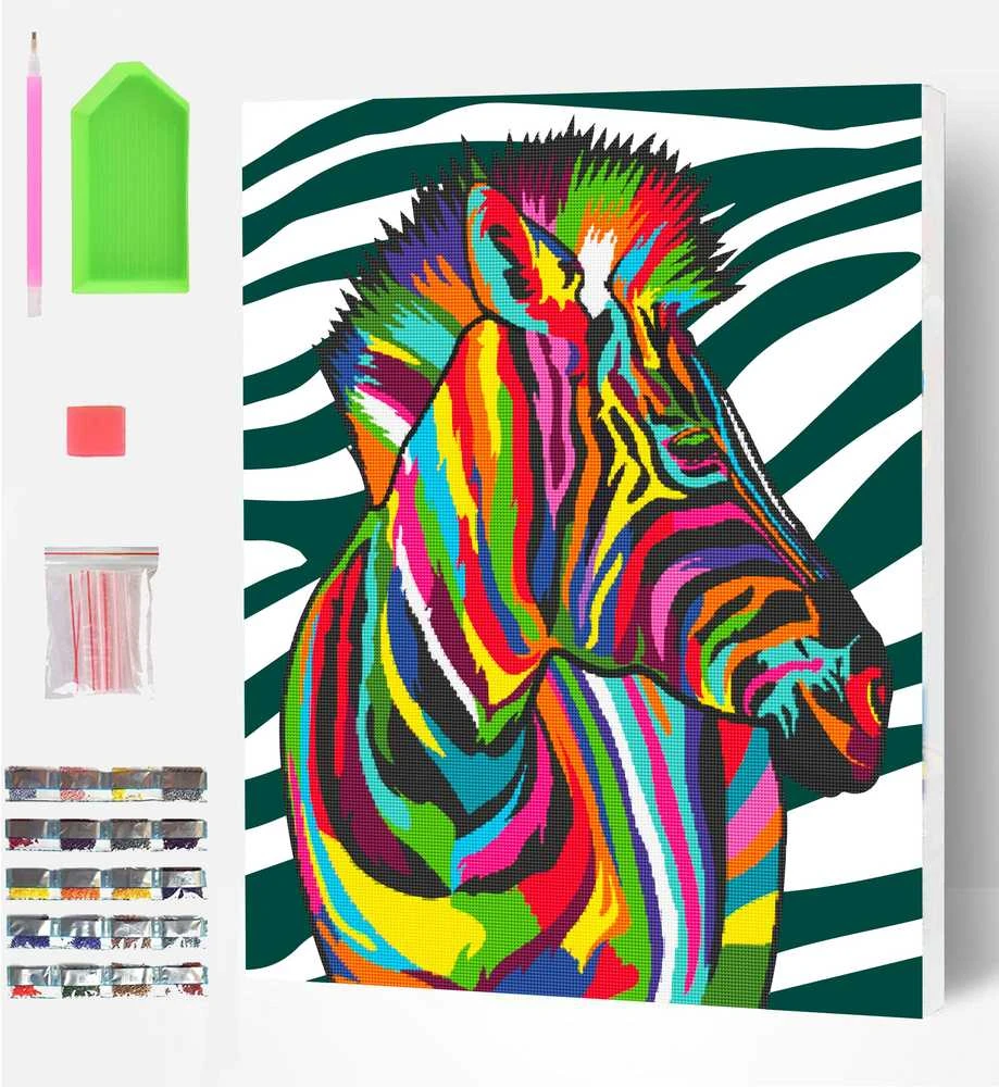 Splat Planet deimantinė dėlionė ZEBRAS 30x40 cm