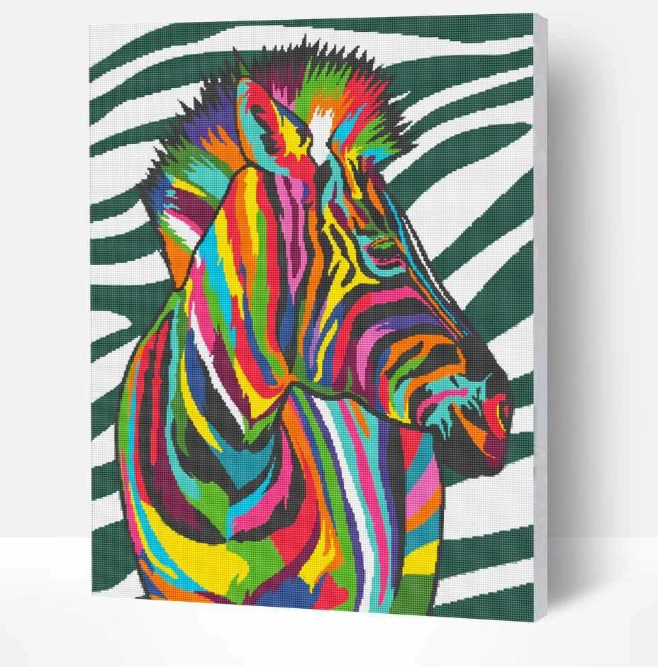 Splat Planet deimantinė dėlionė ZEBRAS 30x40 cm