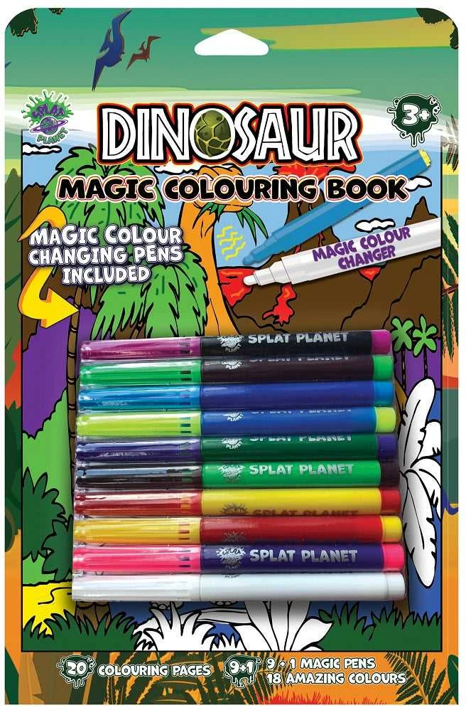 Splat Planet magiška spalvinimo knygelė DINOZAURAI