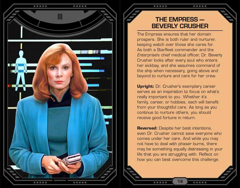 Star Trek: The Next Generation Taro kortos Insight Editions