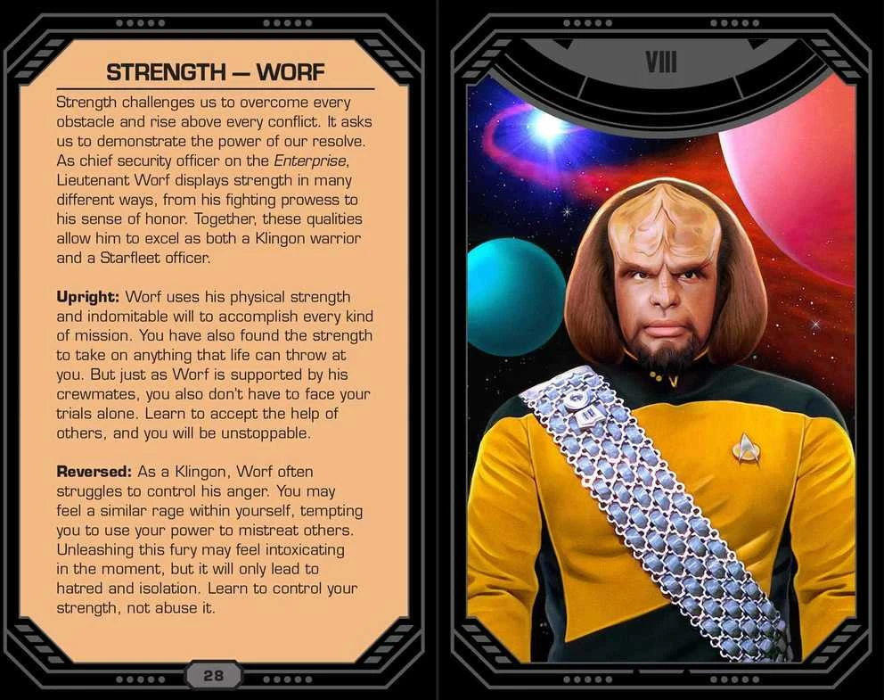 Star Trek: The Next Generation Taro kortos Insight Editions