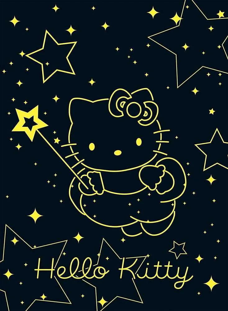 Starline Puzzle 500 Hello Kitty Star Magic - švytinti RAVENSBURGER dėlionė
