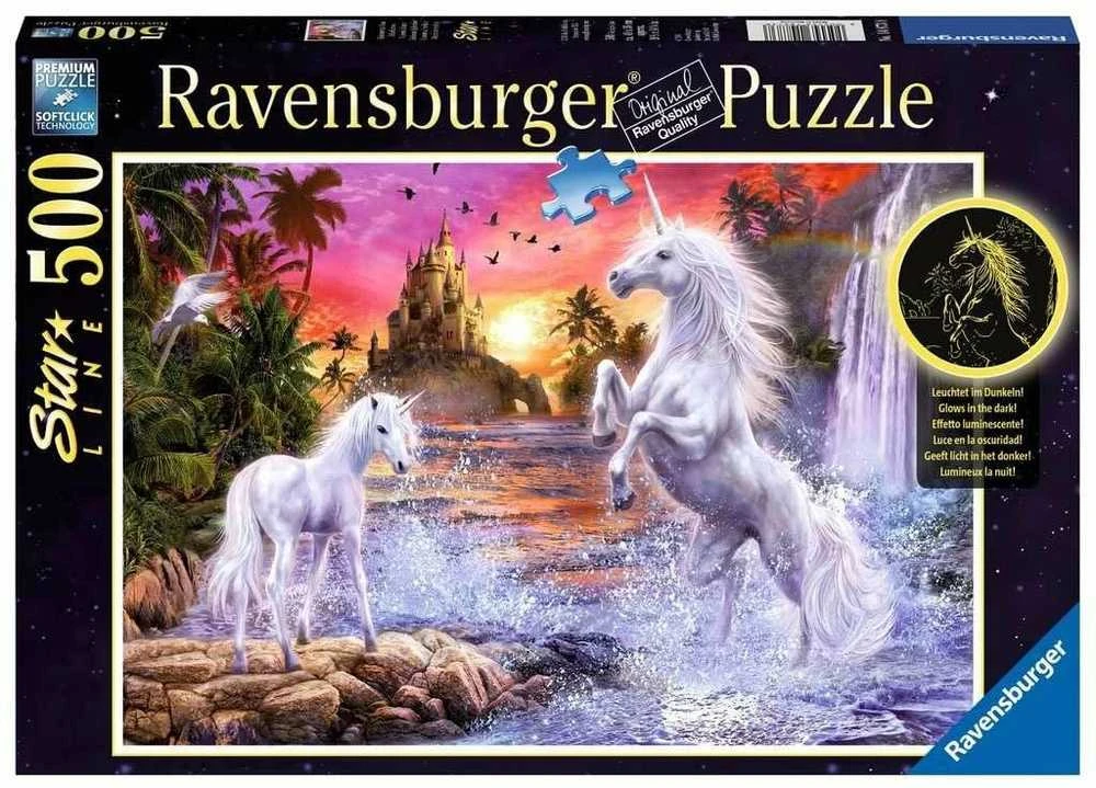 Ravensburger Dėlionė 500 vnt. - Vienaragis virš upės