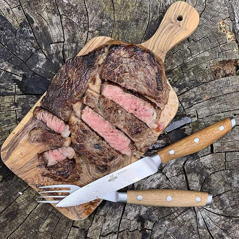 Steakchamp Šakučių ir Peilių Rinkinys Steak Champ
