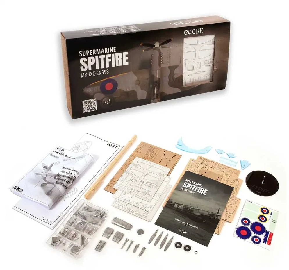 Supermarine Spitfire Mk IXc EN398 – 1:24 kolekcinis PREMIUM lėktuvo modelis (OcCre)