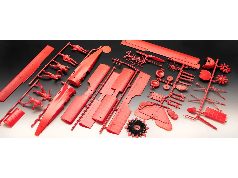 Surenkamas lėktuvo modelis Revell Fokker DR-1 triplanas 1/28 03762