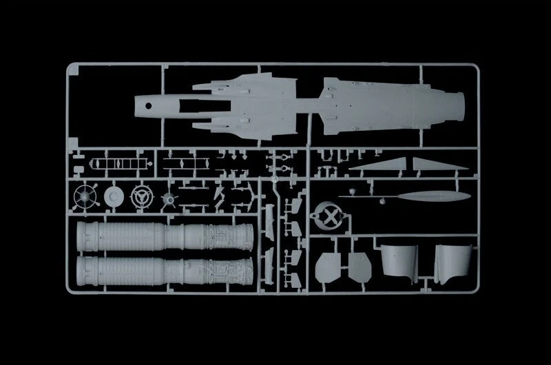 Surenkamas naikintuvo modelis Italeri Mirage IIIC 1/32 92505