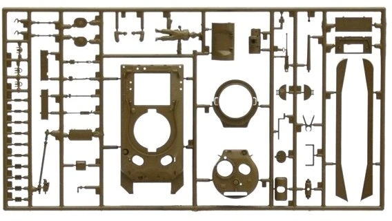 Surenkamas tanko modelis Italeri M4A1 Sherman 1/72 7003