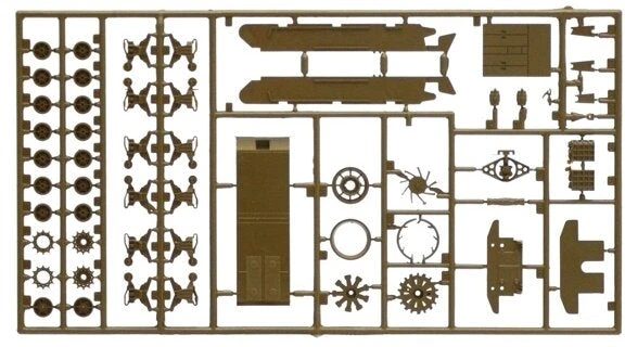 Surenkamas tanko modelis Italeri M4A1 Sherman 1/72 7003