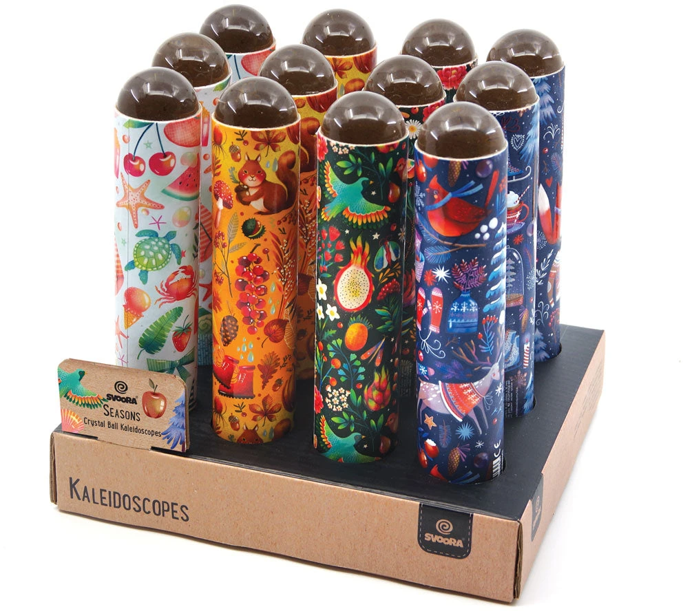 Svoora - Didelis krištolinio rutulio kaleidoskopas - Metų laikai