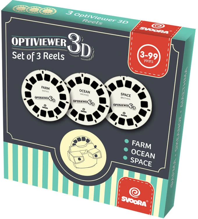 Svoora retro 3D akinių diskų papildymas B, 3 vnt.