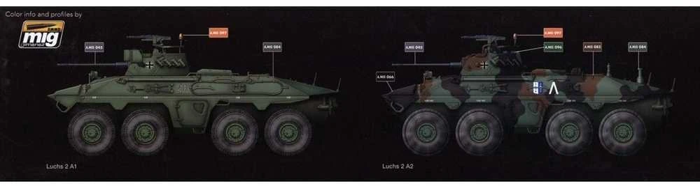 Takom Bundeswehr SpPz 2 Luchs A1/A2 2 in 1 1/35 plastikinis rinkinys