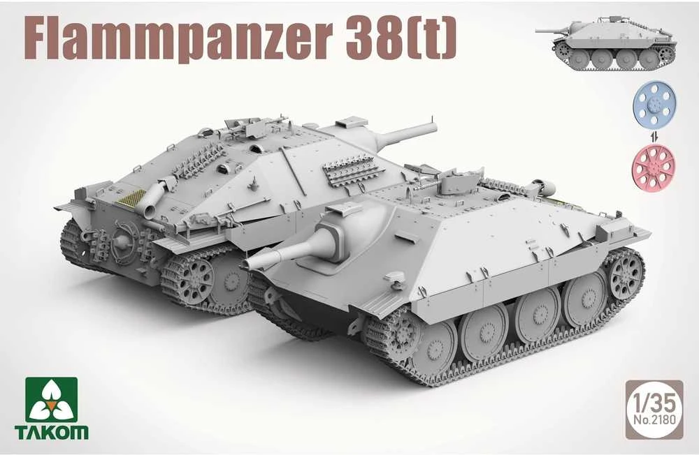 Takom Flammpanzer 38(t) 1/35 plastikinis surenkamas tanko modelis