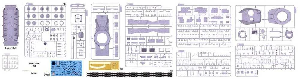 Takom M60A1 ERA tankas 1/35 plastikinis surenkamas rinkinys
