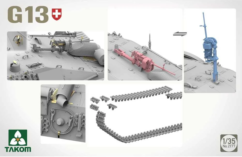 Takom Pzj G13 Jagdpanzer 38(t) Hetzer 1/35 plastikinis surinkimo rinkinys