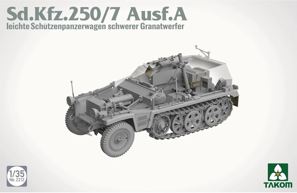 Takom Sd.Kfz. 250/7 Ausf. A plastikinis šarvuočio modelis
