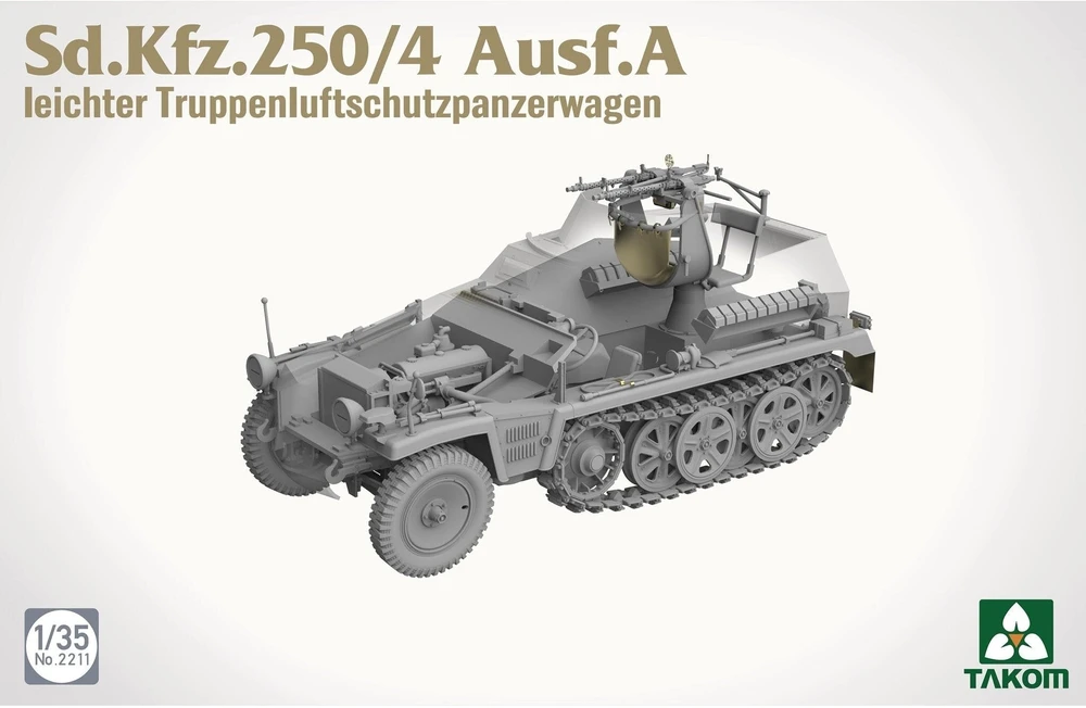 Takom Sd.Kfz.250/4 Ausf.A vokiečių šarvuočio plastikinis modelis