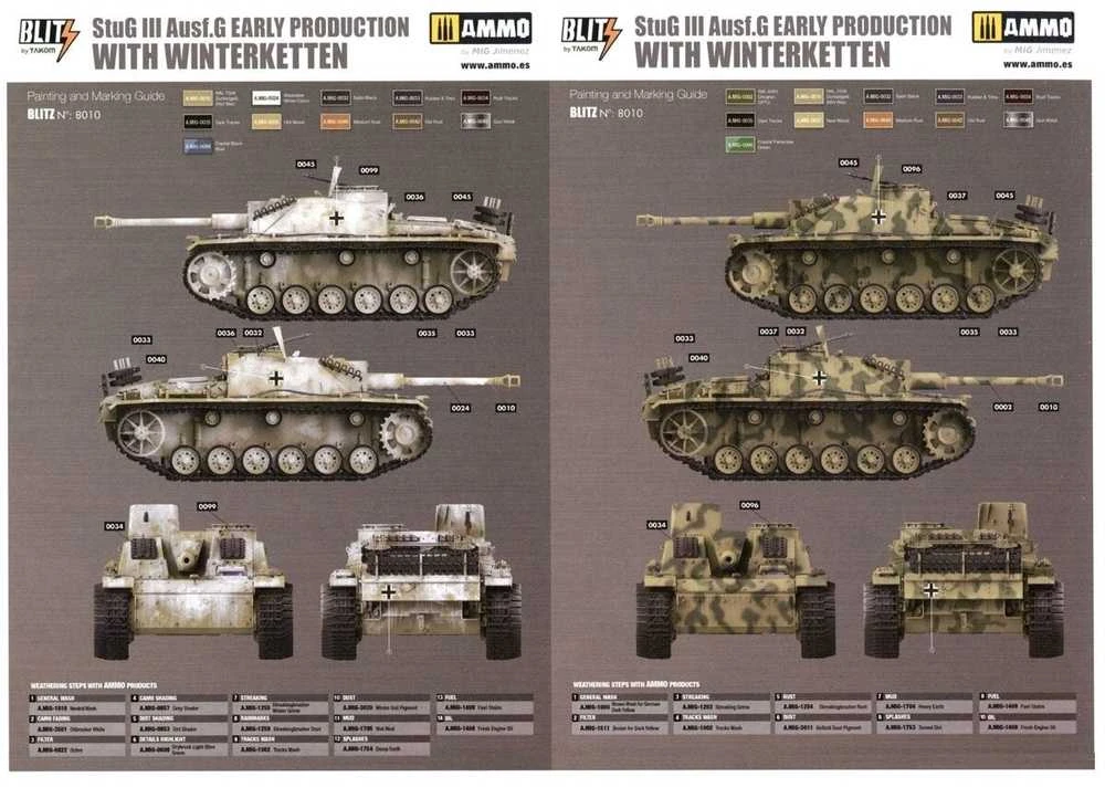 Takom StuG III Ausf.G Winterketten 1/35 plastikinis tanko modelis