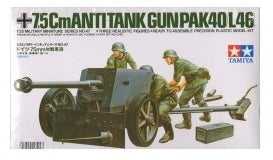 Plastikinės figūrėlės Tamiya 1:35 WWII German Pak, 7.5 cm