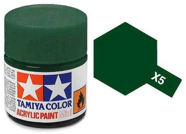 Tamiya akriliniai dažai X-5 žalia 10 ml