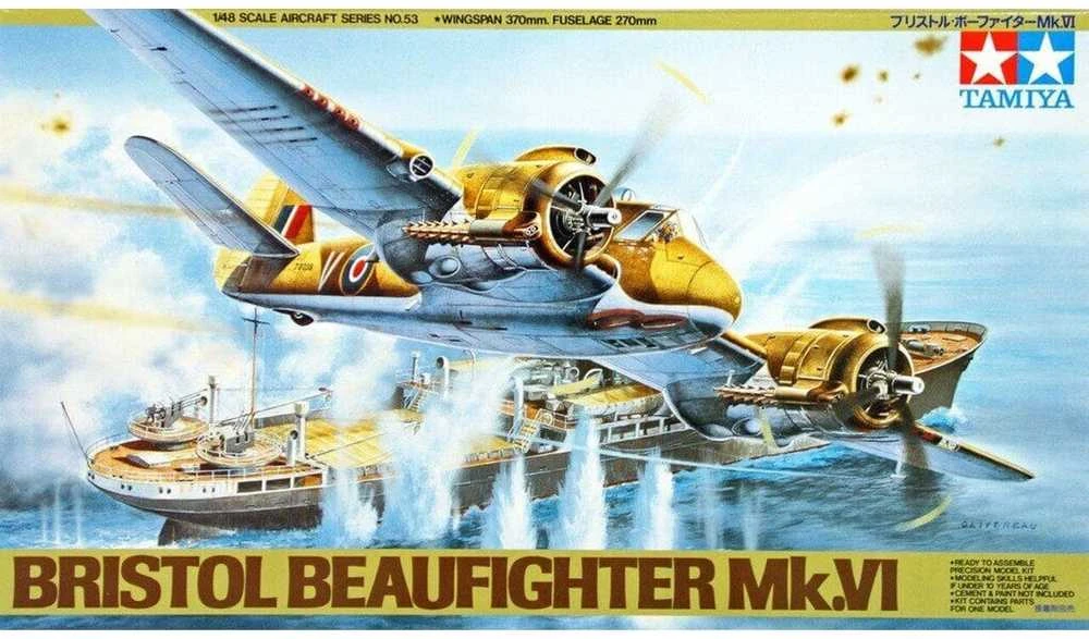Tamiya Bristol Beaufighter Mk.VI 1/48 plastikinis lėktuvo rinkinys