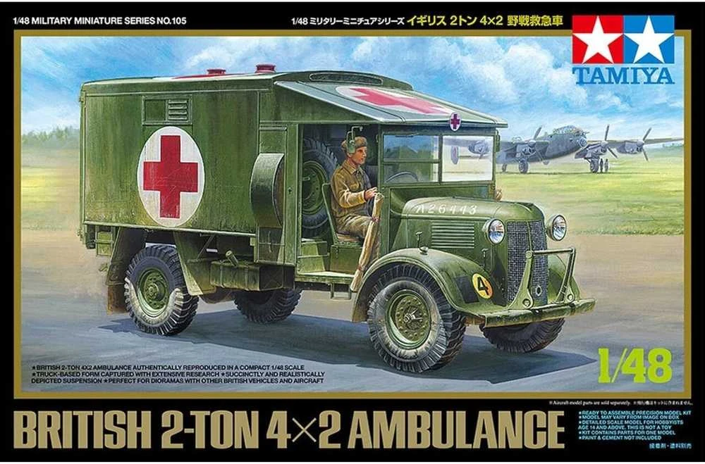 Tamiya britų karo greitosios Austin K2/Y 1/48 plastikinis rinkinys