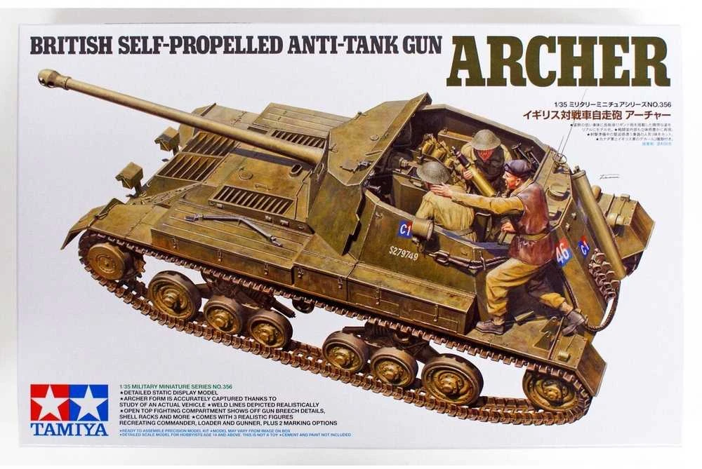 Tamiya – Didžiosios Britanijos savaeigių prieštankinių ginklų lankininkas, 1/35, 35356