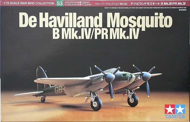 Tamiya – De Havilland Mosquito B Mk.IV/PR Mk.IV, 1/72, 60753